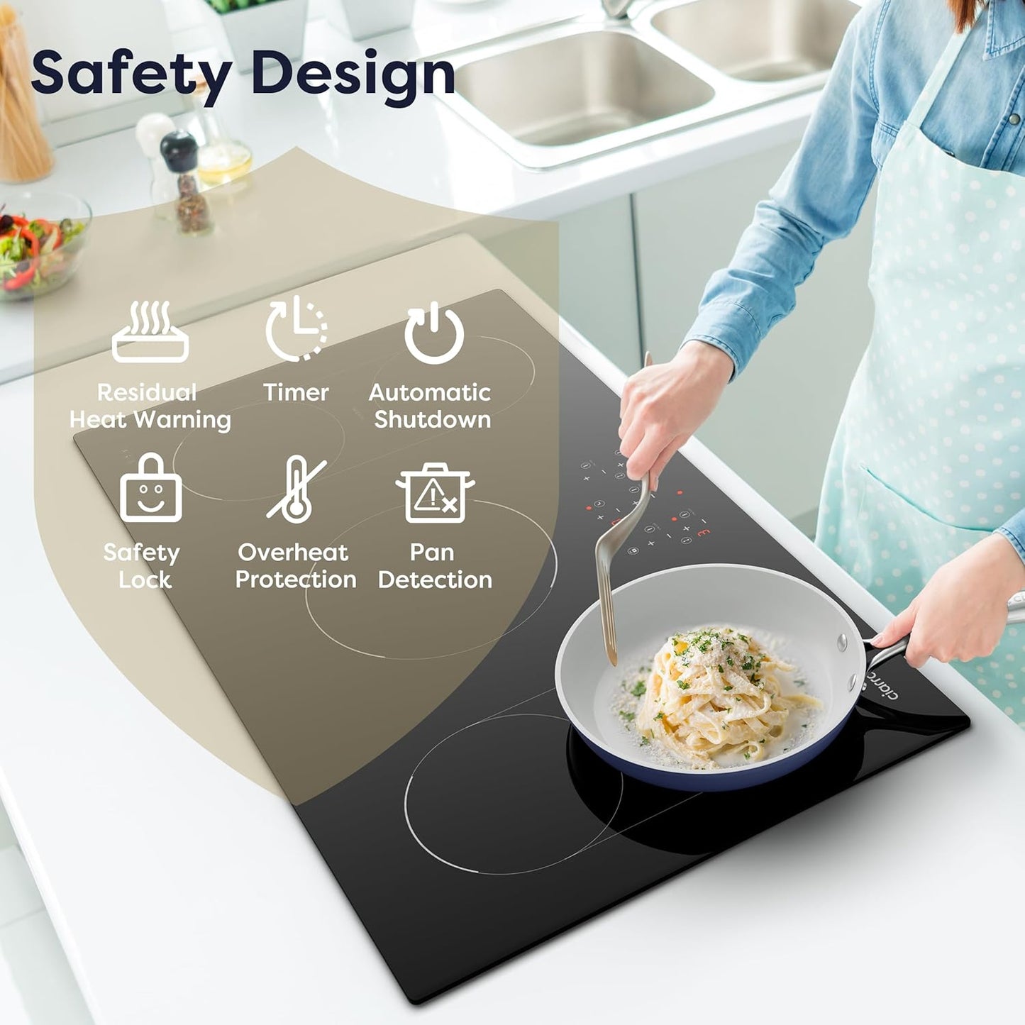 CIARRA 36" Induction Cooktop