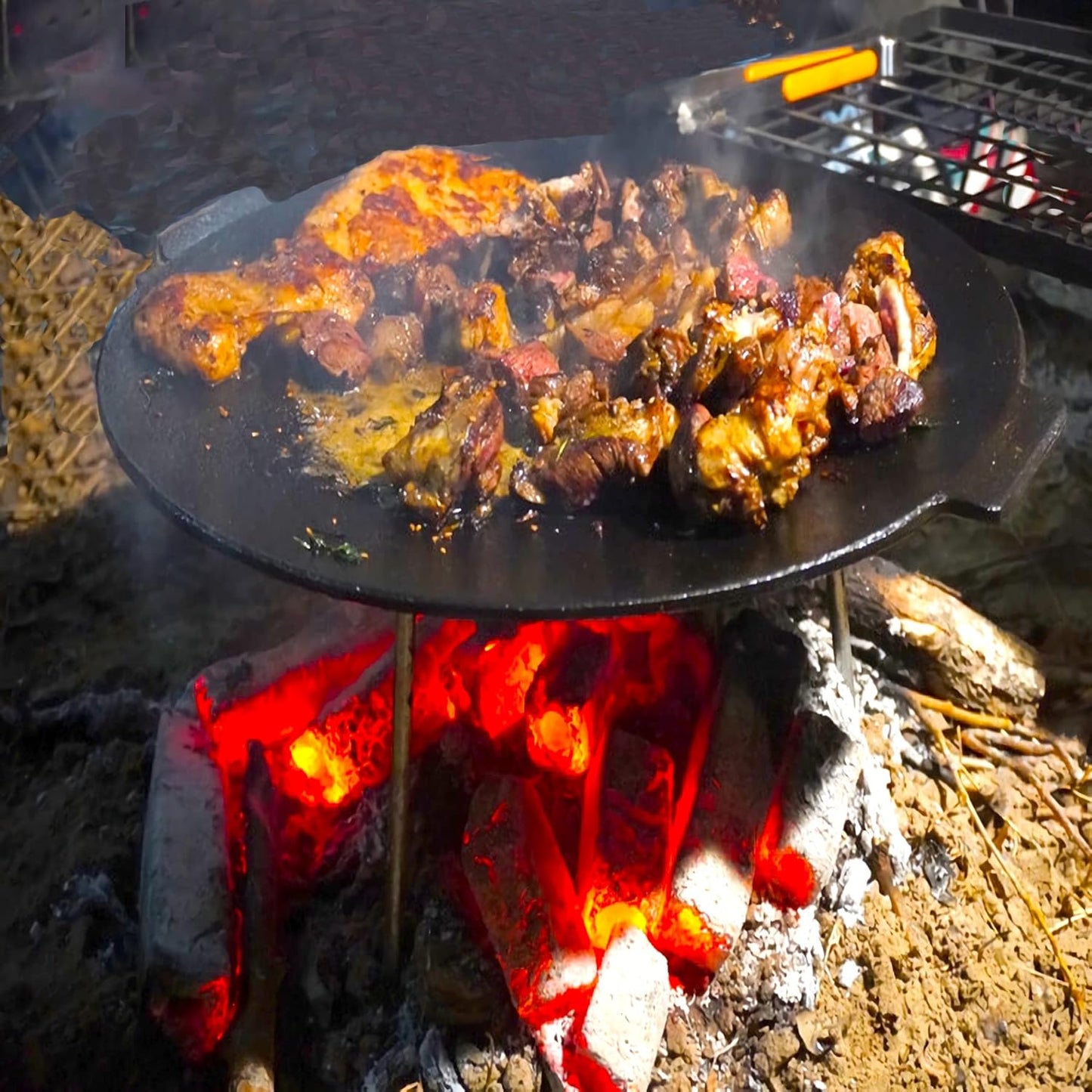 18" Cast Iron Campfire Griddle