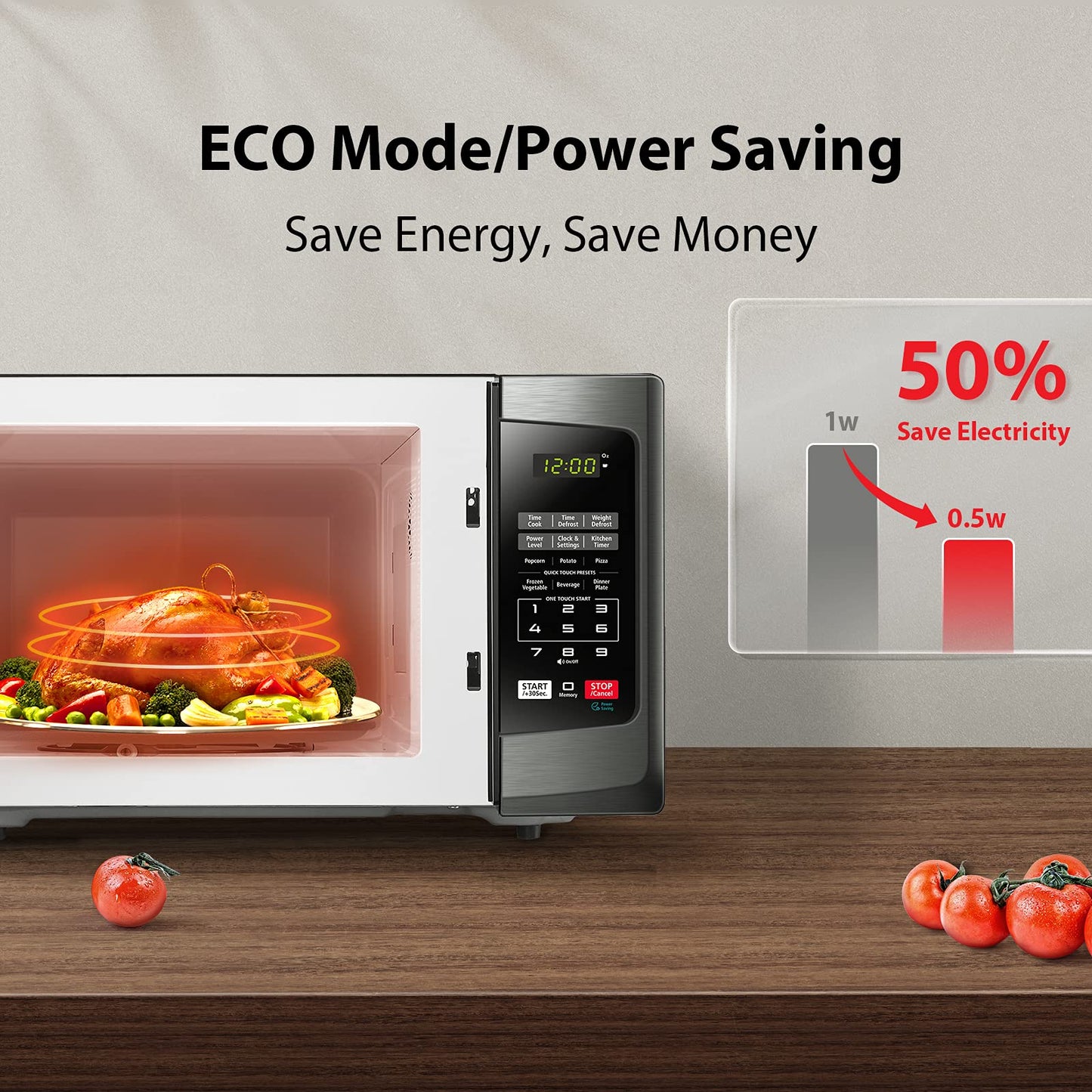 Toshiba 0.9 Cu.ft Microwave