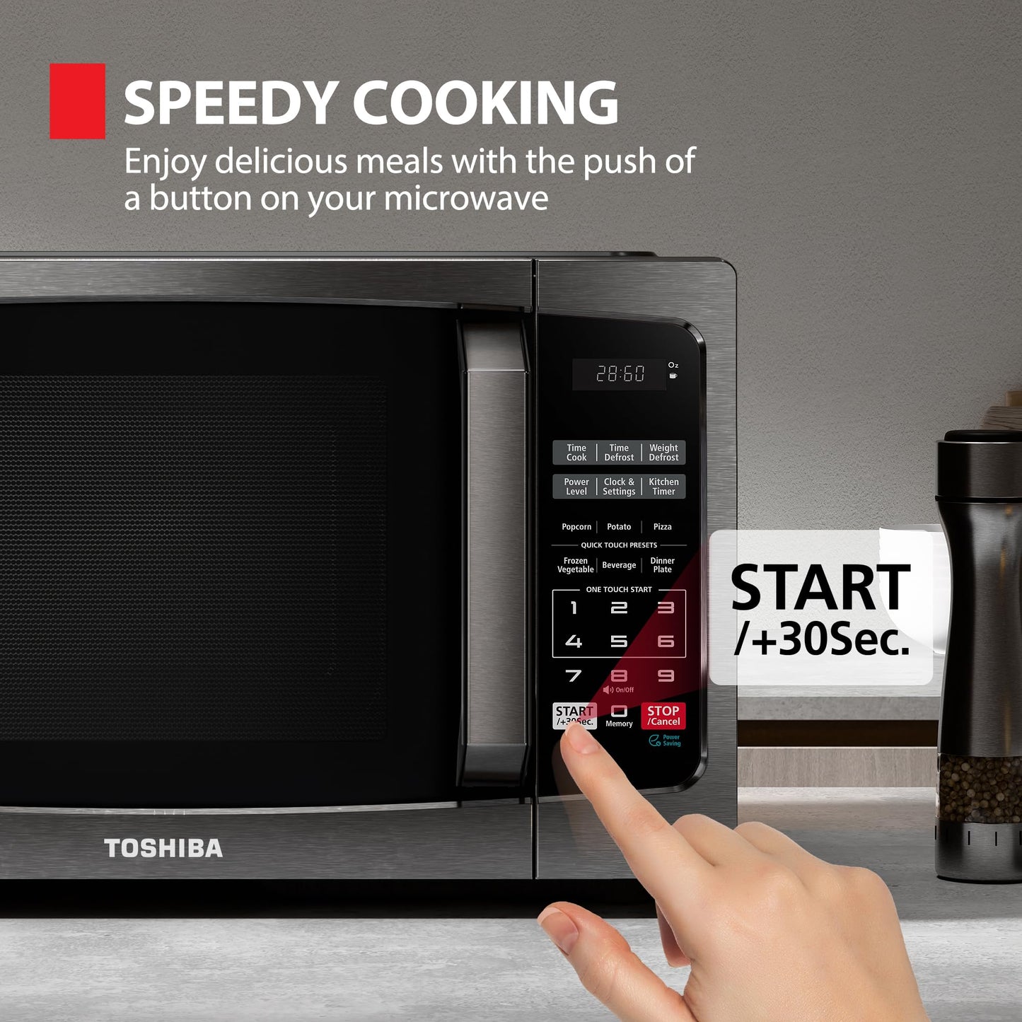 Toshiba 0.9 Cu.ft Microwave