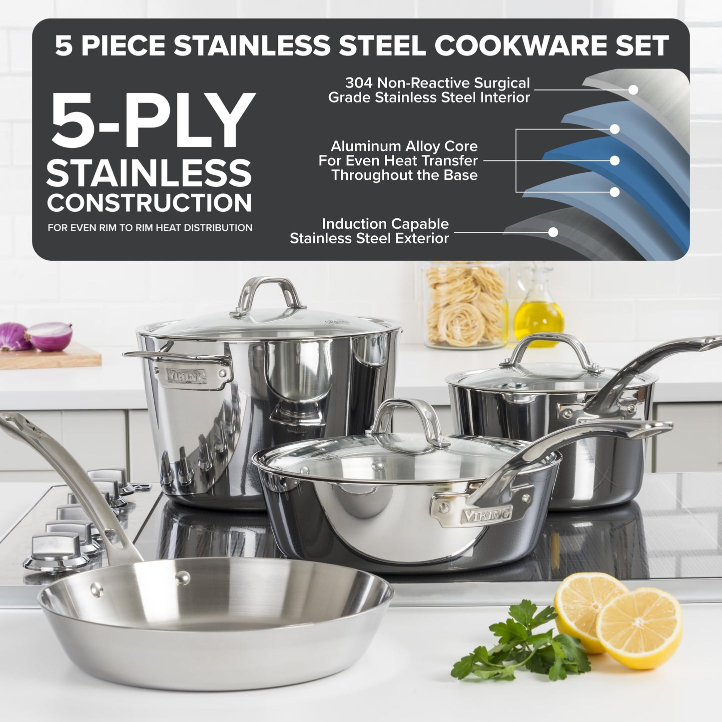 Viking 10-Pc Cookware Set