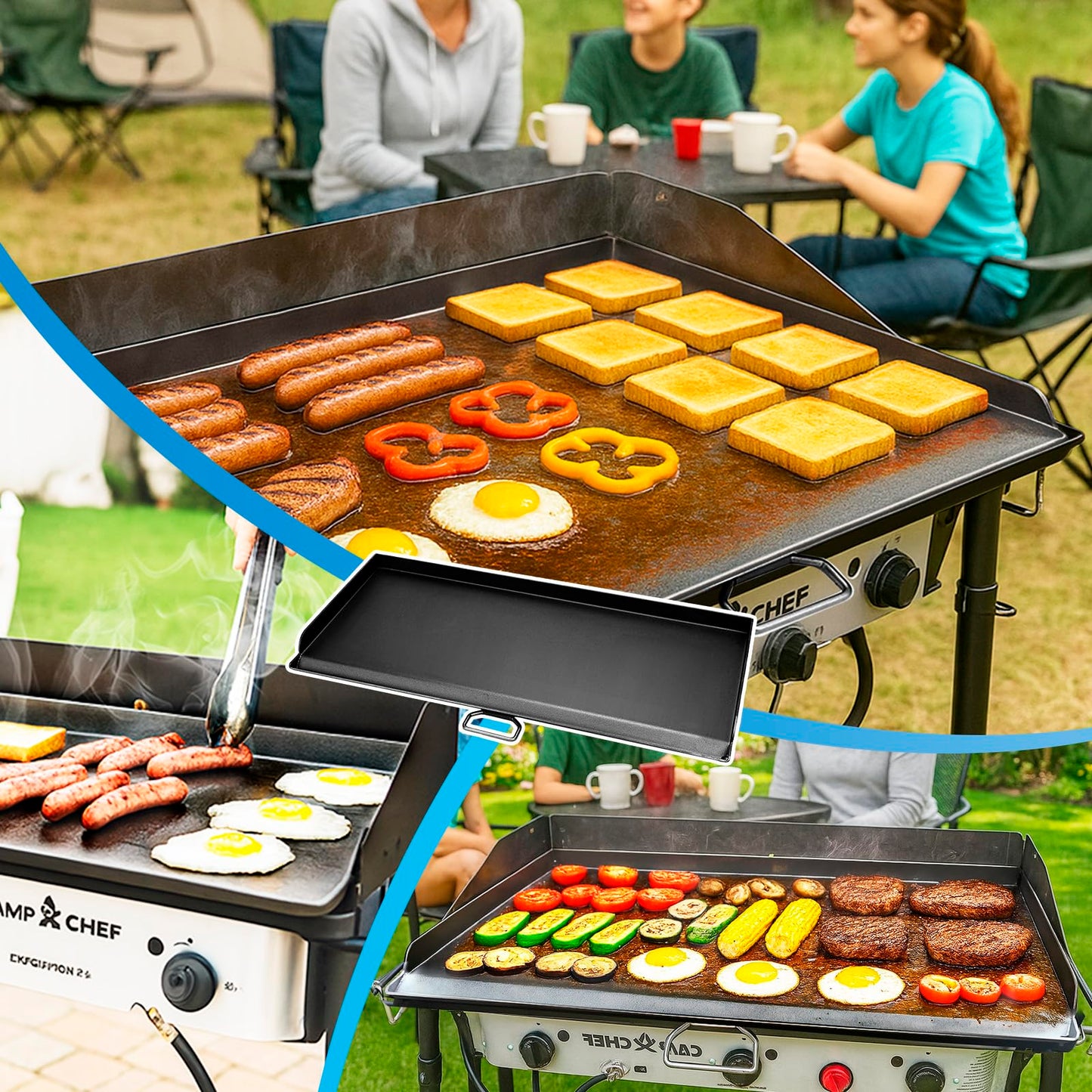 Cast Iron Nanoceramic Grill Griddle