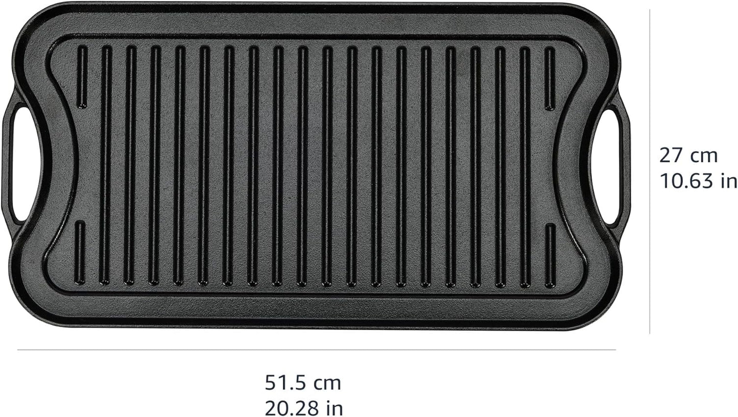 Amazon Basics Cast Iron Griddle