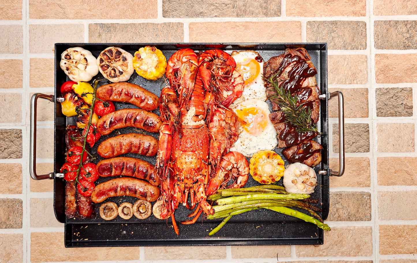 Cast Iron Nanoceramic Grill Griddle
