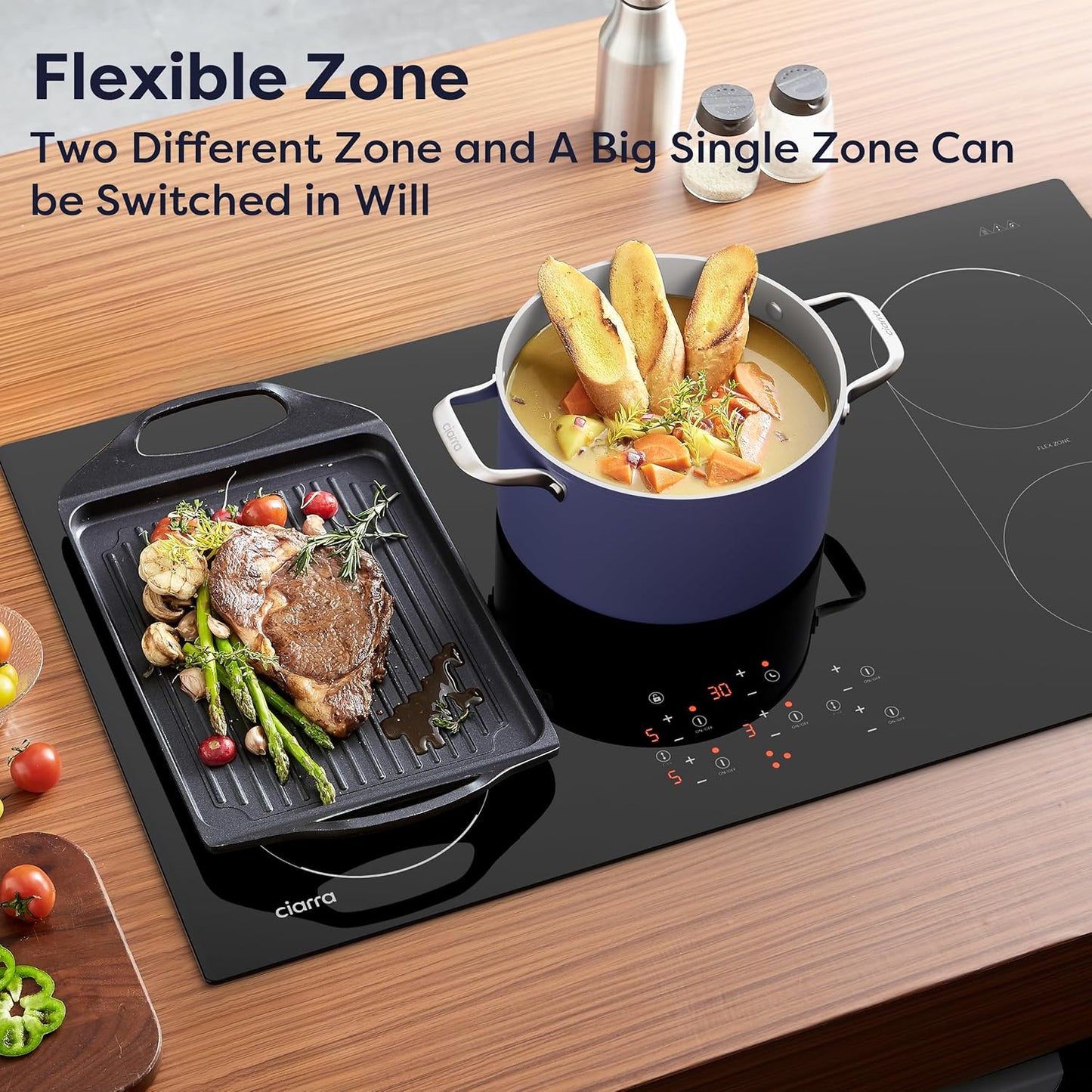CIARRA 36" Induction Cooktop