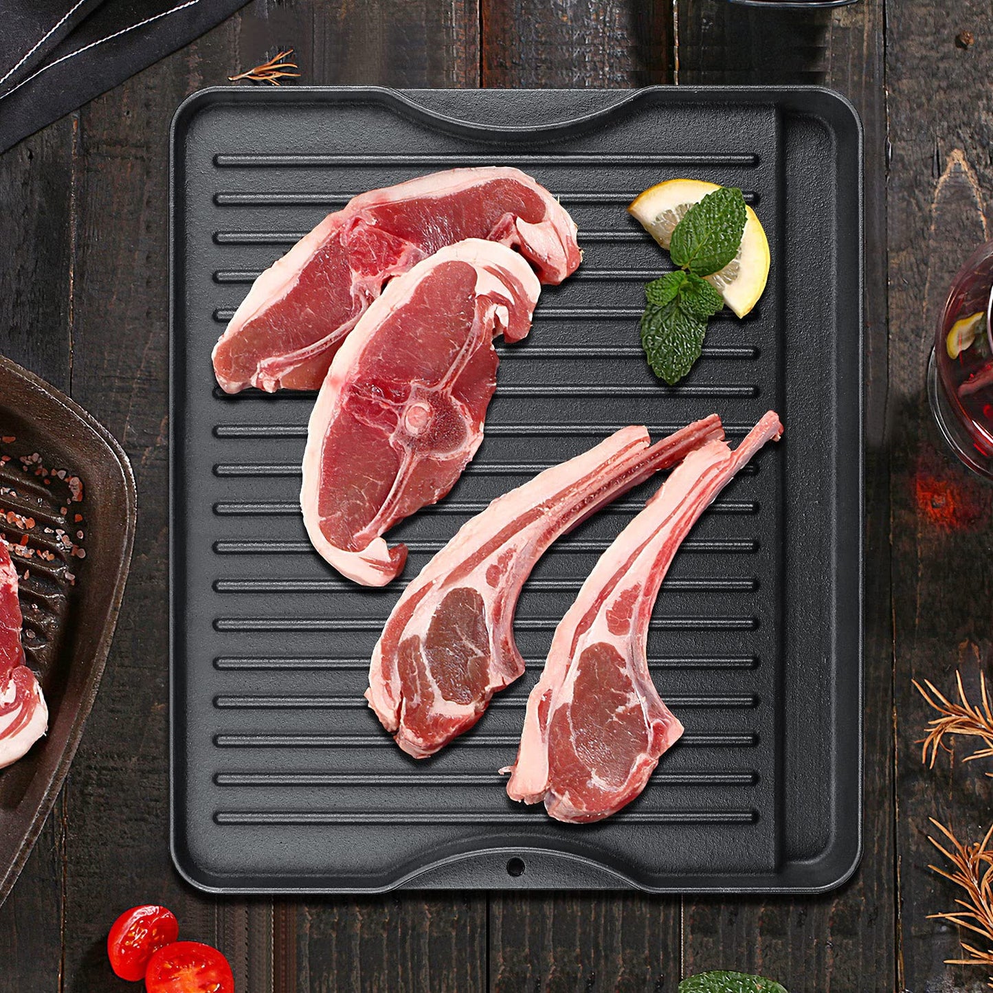 Cast Iron Nanoceramic Grill Griddle