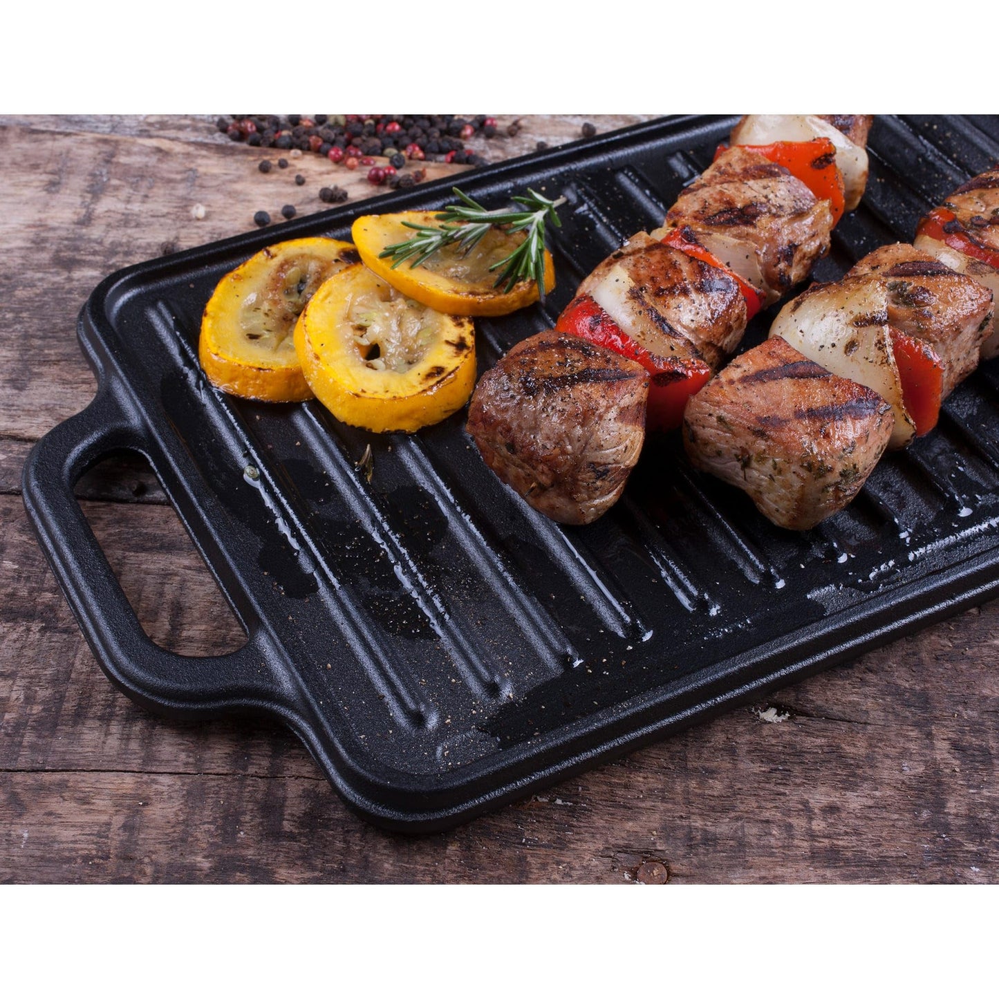 Victoria 13" Rectangular Cast Iron Griddle