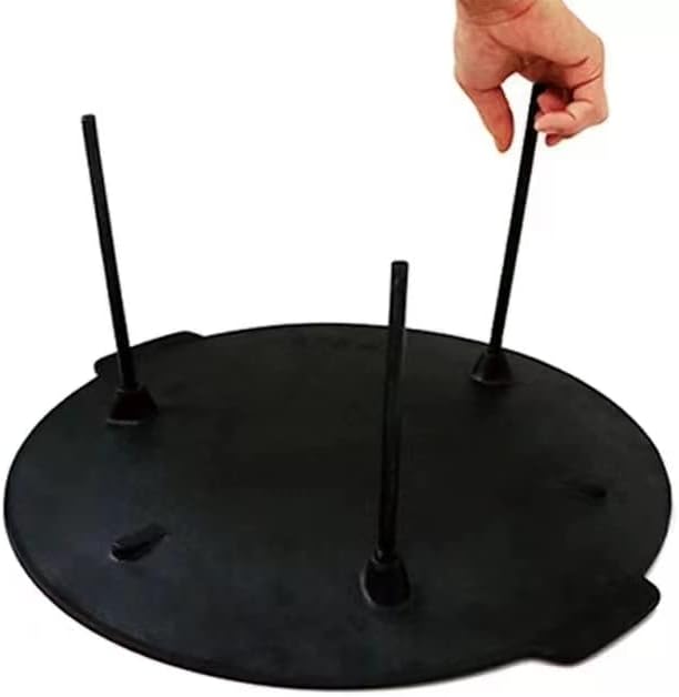 18" Cast Iron Campfire Griddle