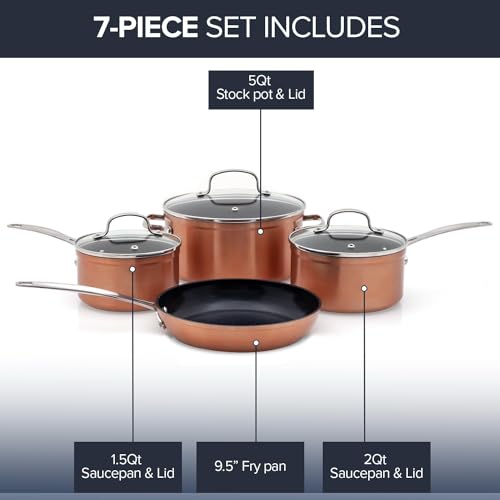 Nuwave 3-Pc Ceramic Fry Pan Set