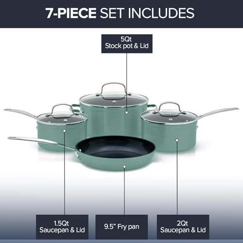 Nuwave 3-Pc Ceramic Fry Pan Set
