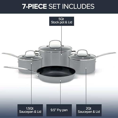 Nuwave 3-Pc Ceramic Fry Pan Set