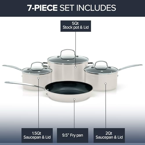 Nuwave 3-Pc Ceramic Fry Pan Set