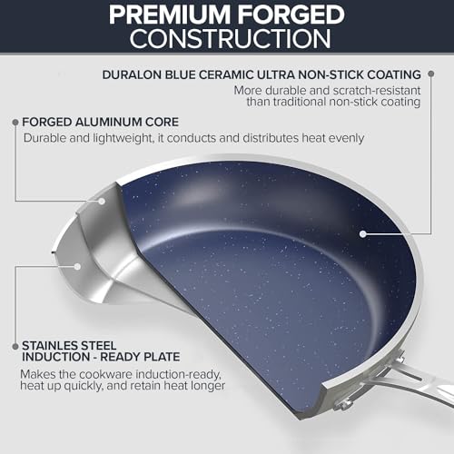 Nuwave 3-Pc Ceramic Fry Pan Set