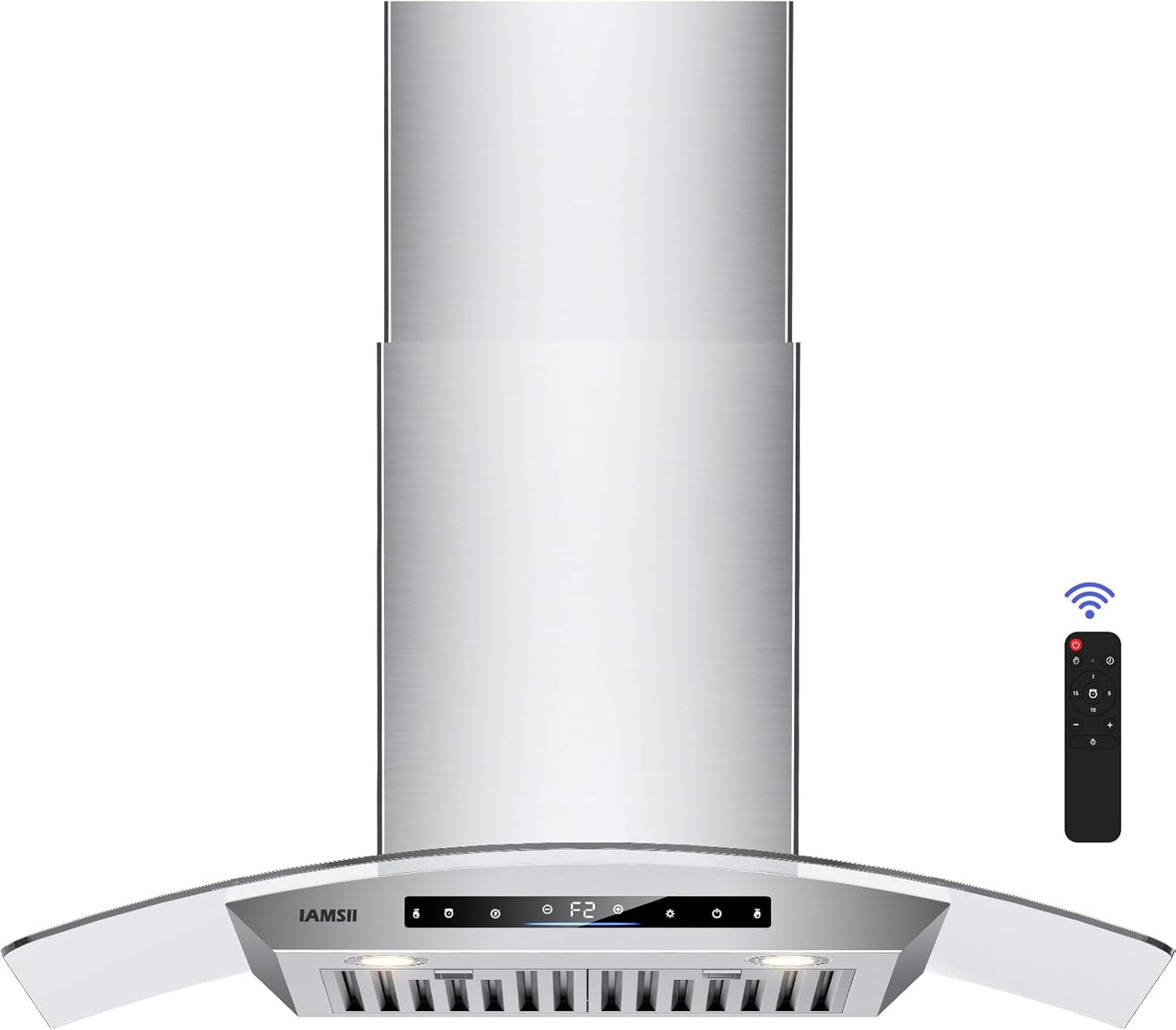 36" Wall Mount Kitchen Hood – Stainless Steel