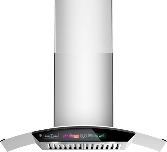 30" Wall Mount Kitchen Hood – Stainless Steel