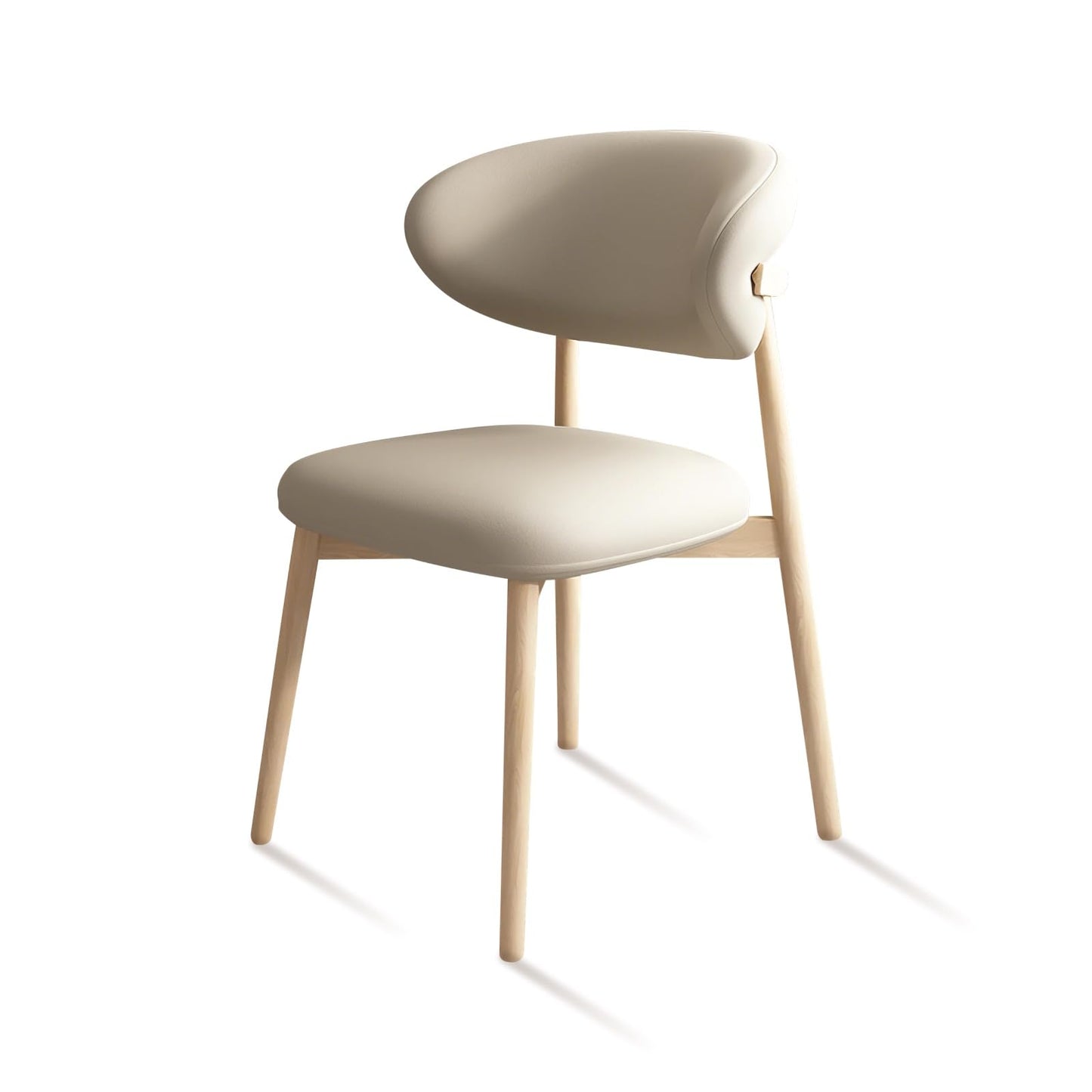 2 Mid-Century Upholstered Dining Chairs