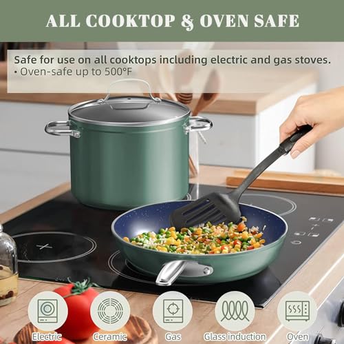 Nuwave 3-Pc Ceramic Fry Pan Set