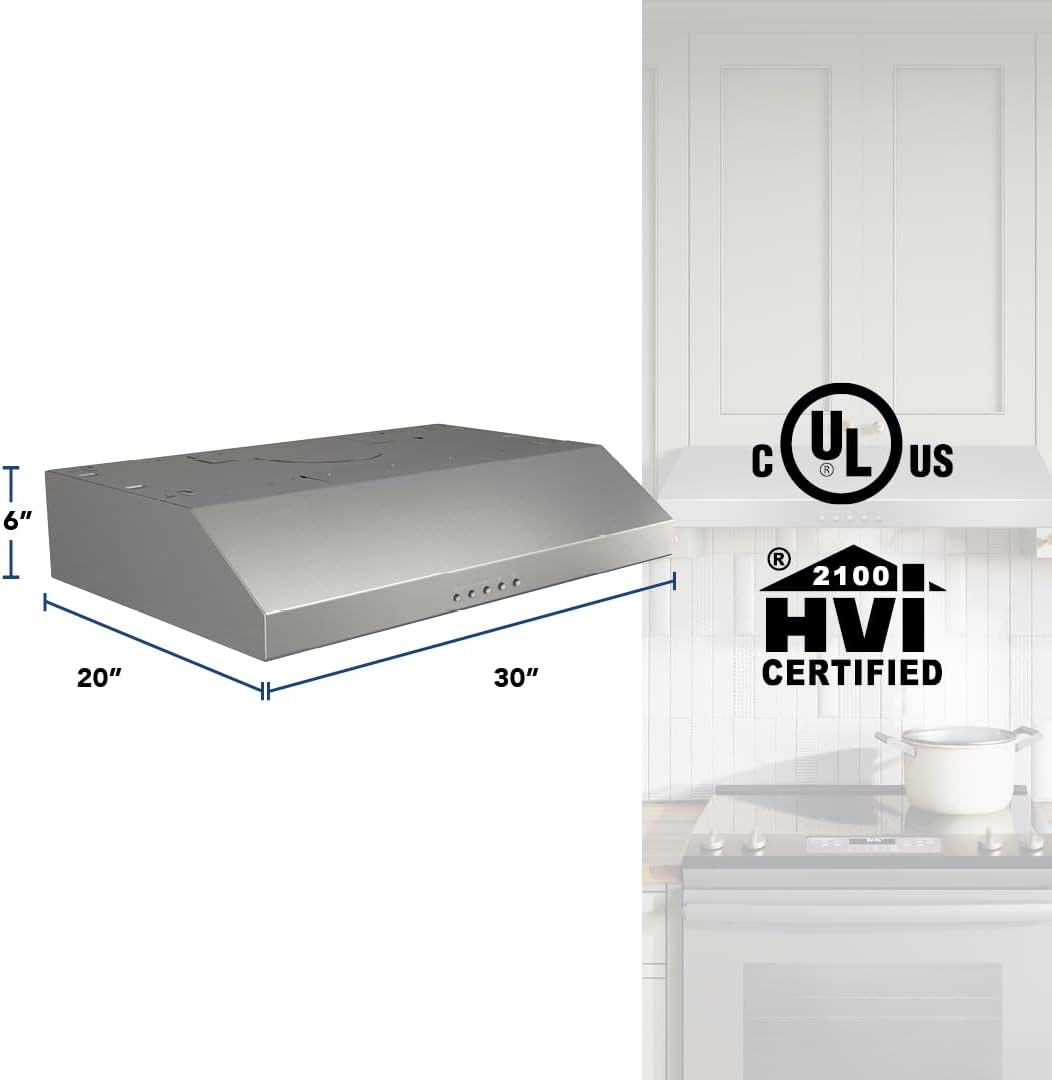 Broan-NuTone 30" Range Hood – Stainless Steel
