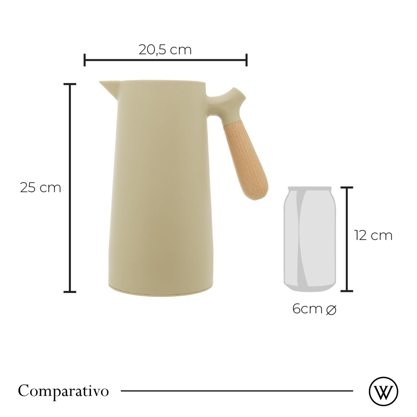 WOLFF 34oz Carafe – Black
