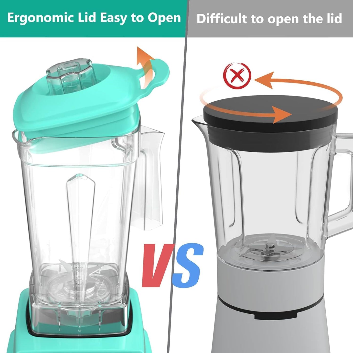 OMMO 1800W Countertop Blender