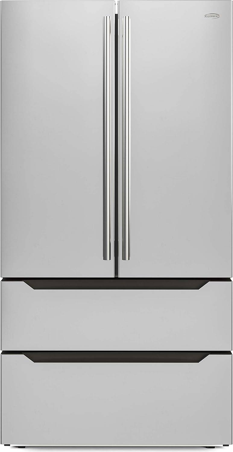 KoolMore 22.5 cu.ft Silver Fridge