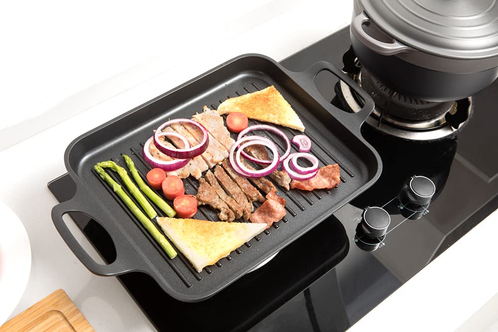 S·KITCHN 12" Cast Aluminum Griddle