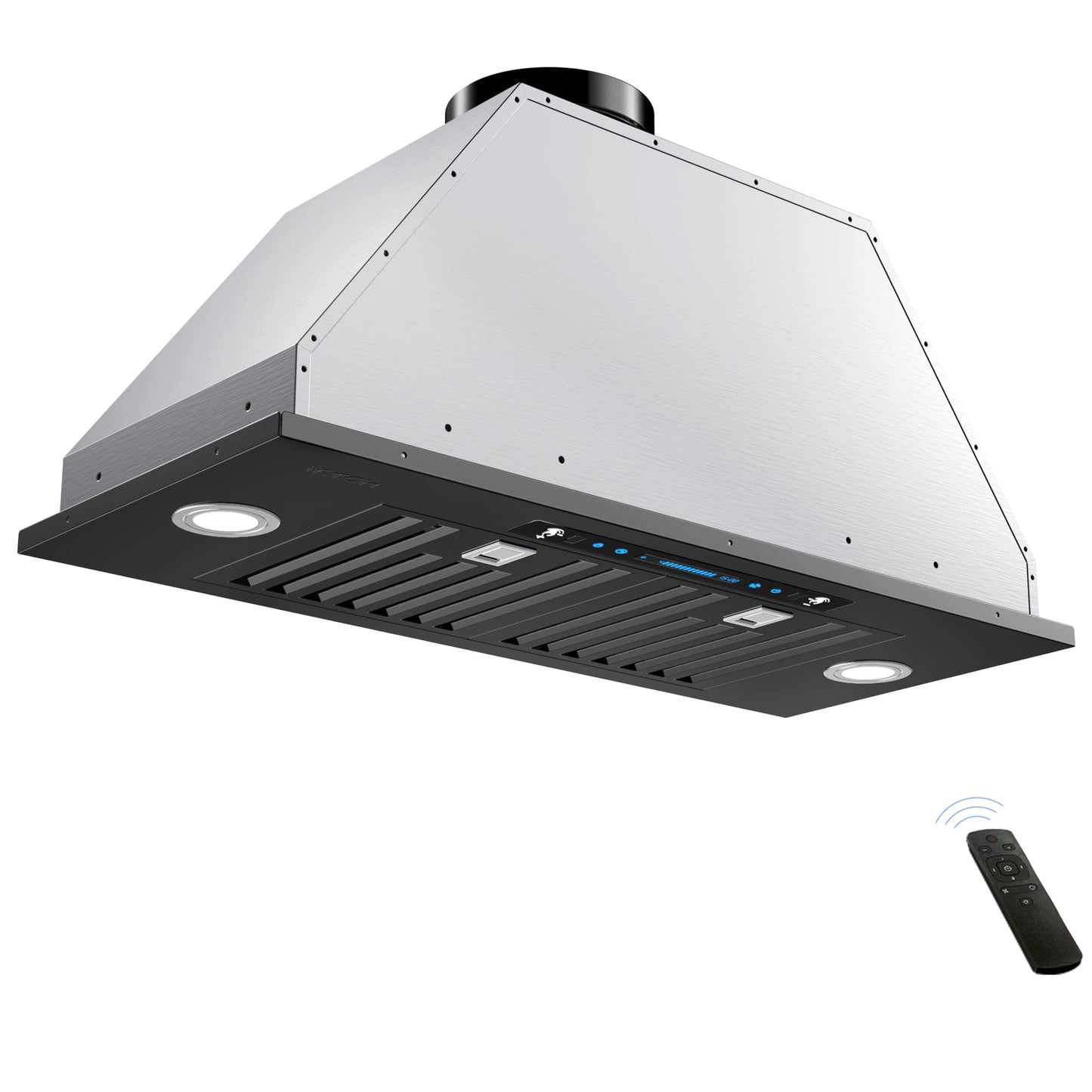 IKTCH 36" Kitchen Range Hood – Stainless Steel
