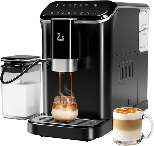 Automatic Espresso Machine with Grinder & Frother