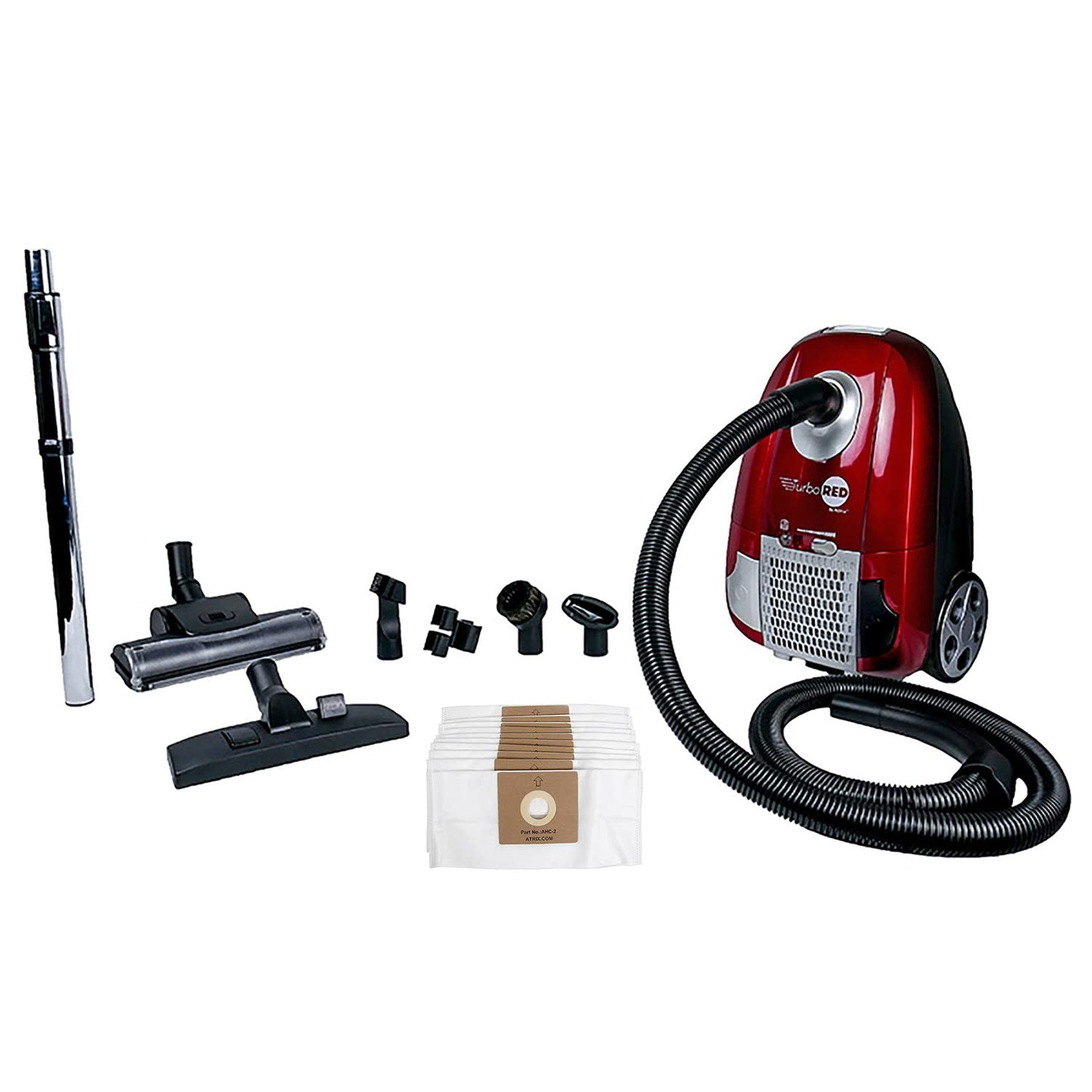 Atrix 6-Quart Canister Vacuum – Red