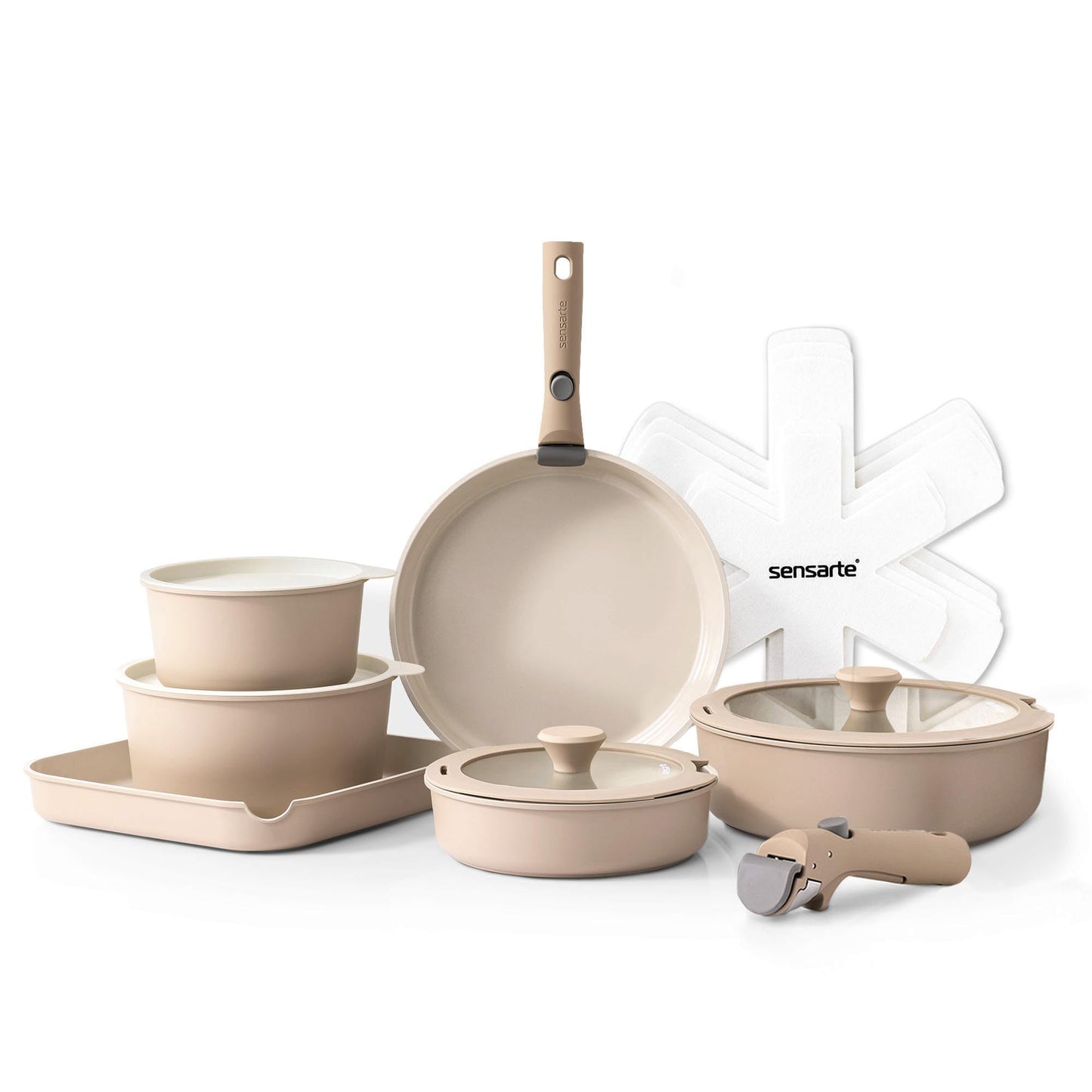 SENSARTE 17-Pc Cookware Set