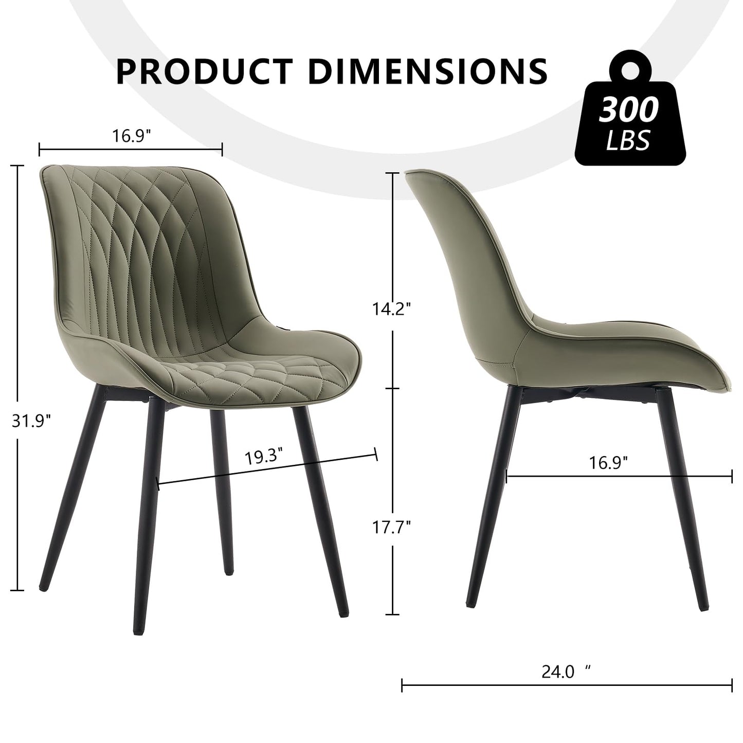 2 Mid-Century Dining Chairs
