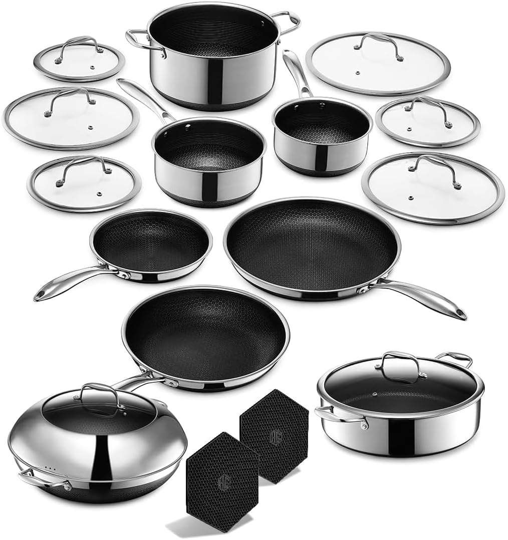 HexClad 18-Pc Cookware Set
