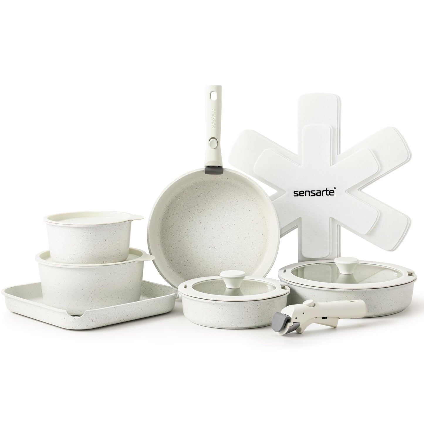 SENSARTE 17-Pc Cookware Set