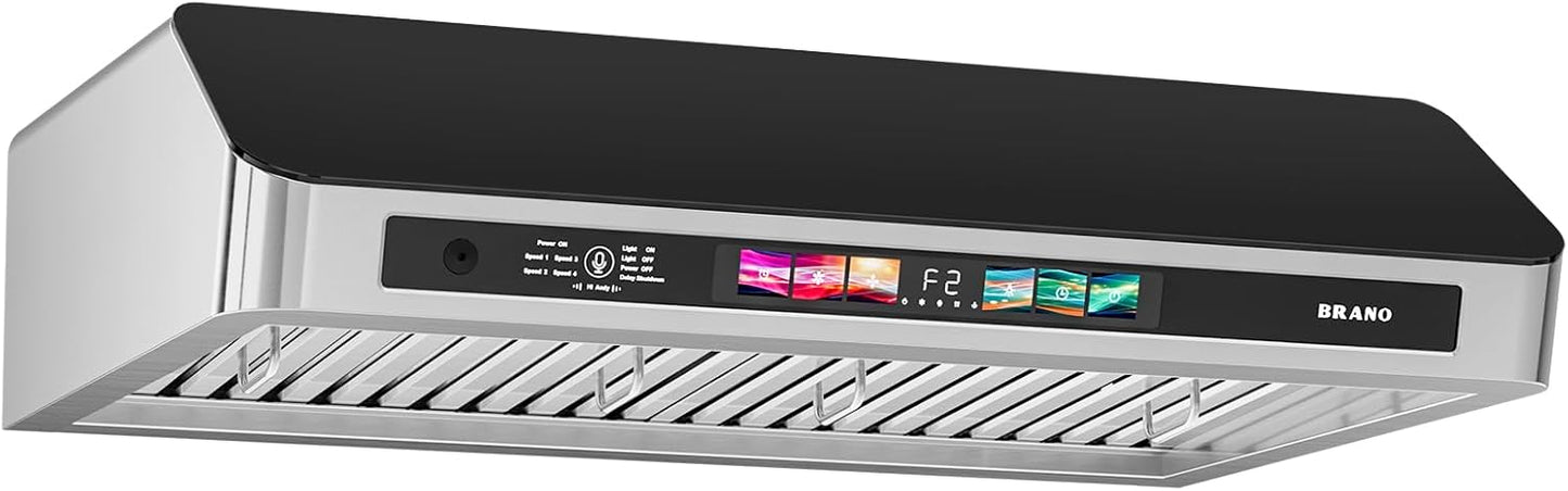 30" Kitchen Range Hood – Stainless Steel