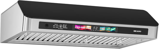 30" Kitchen Range Hood – Stainless Steel