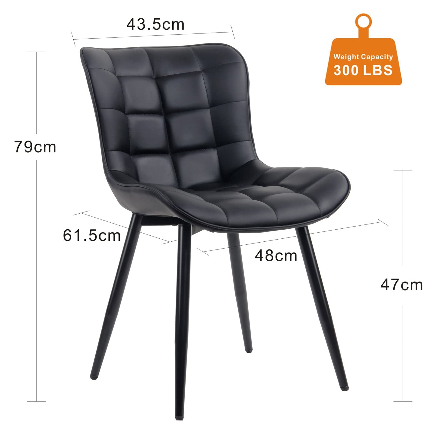 2 Mid-Century Dining Chairs