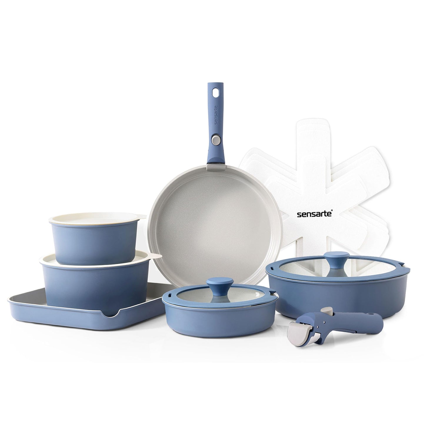 SENSARTE 17-Pc Cookware Set