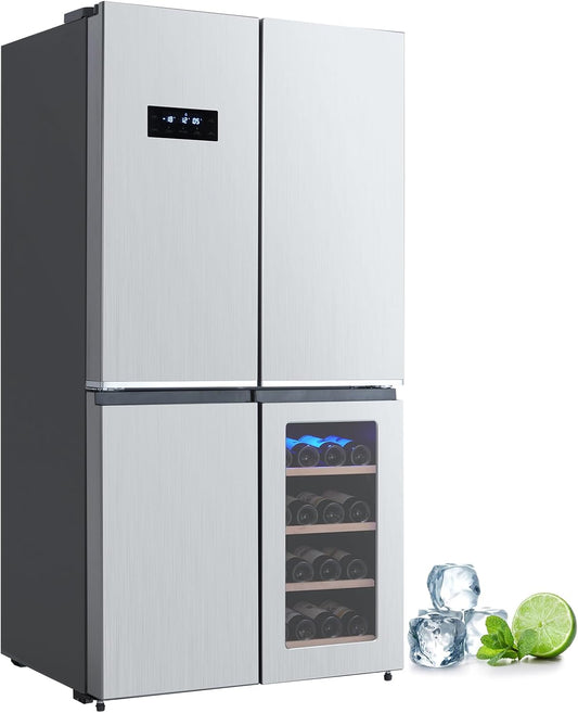 21 Cu.Ft. French Door Fridge – Stainless Steel