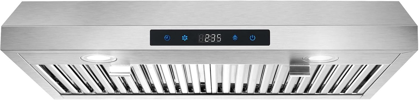 SNDOAS 30" Kitchen Range Hood – Stainless Steel