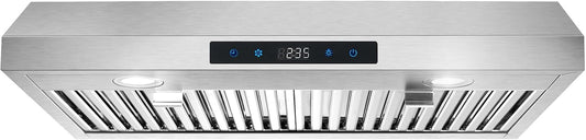 SNDOAS 30" Kitchen Range Hood – Stainless Steel