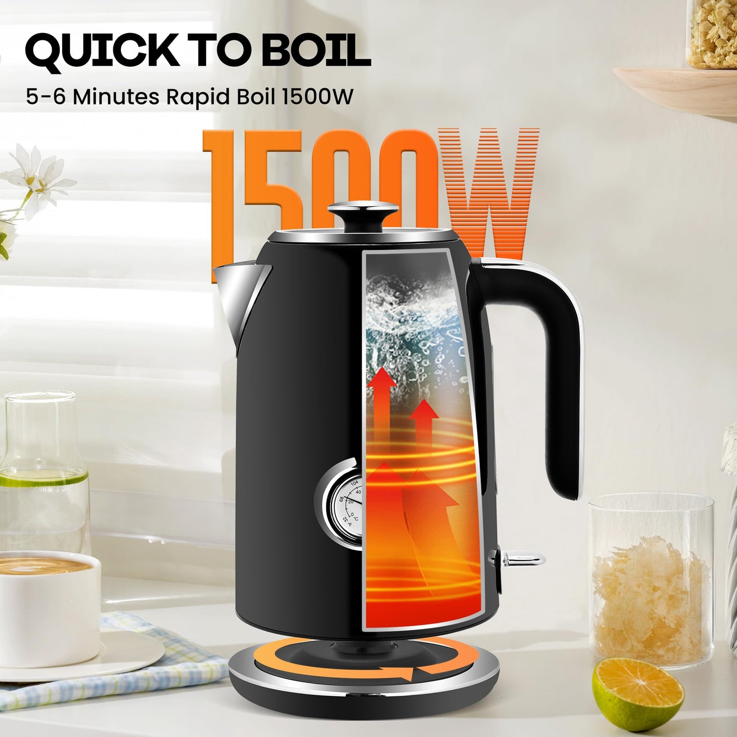 1.7L Electric Kettle – PUKOMC