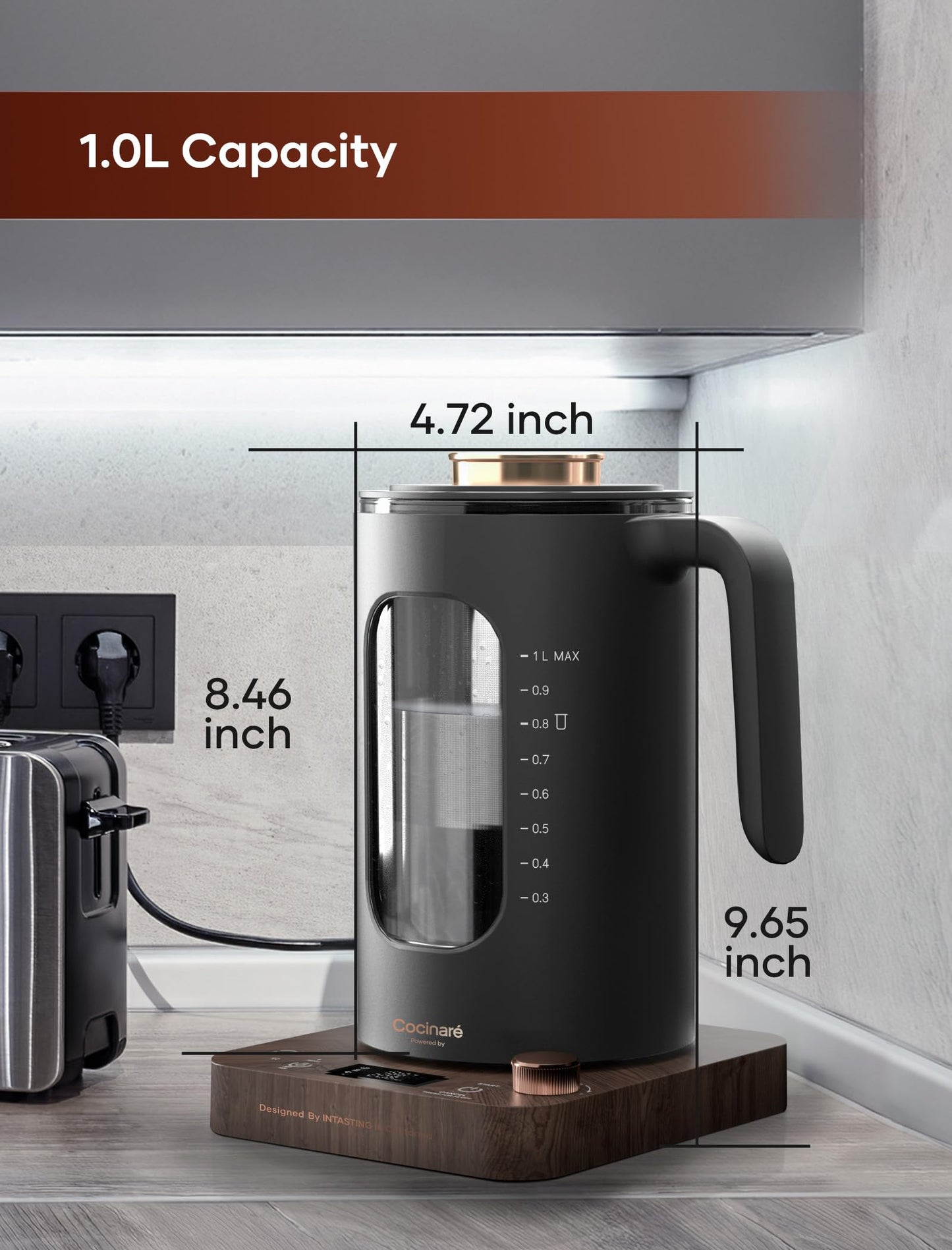 1L Tea Kettle – INTASTING