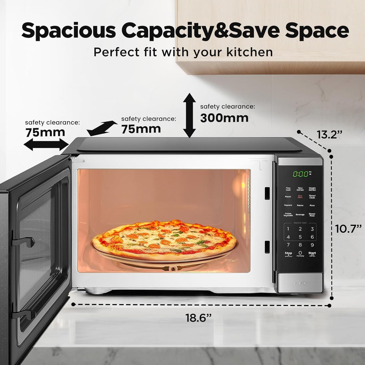 BLACK+DECKER 0.9 Cu.ft Oven