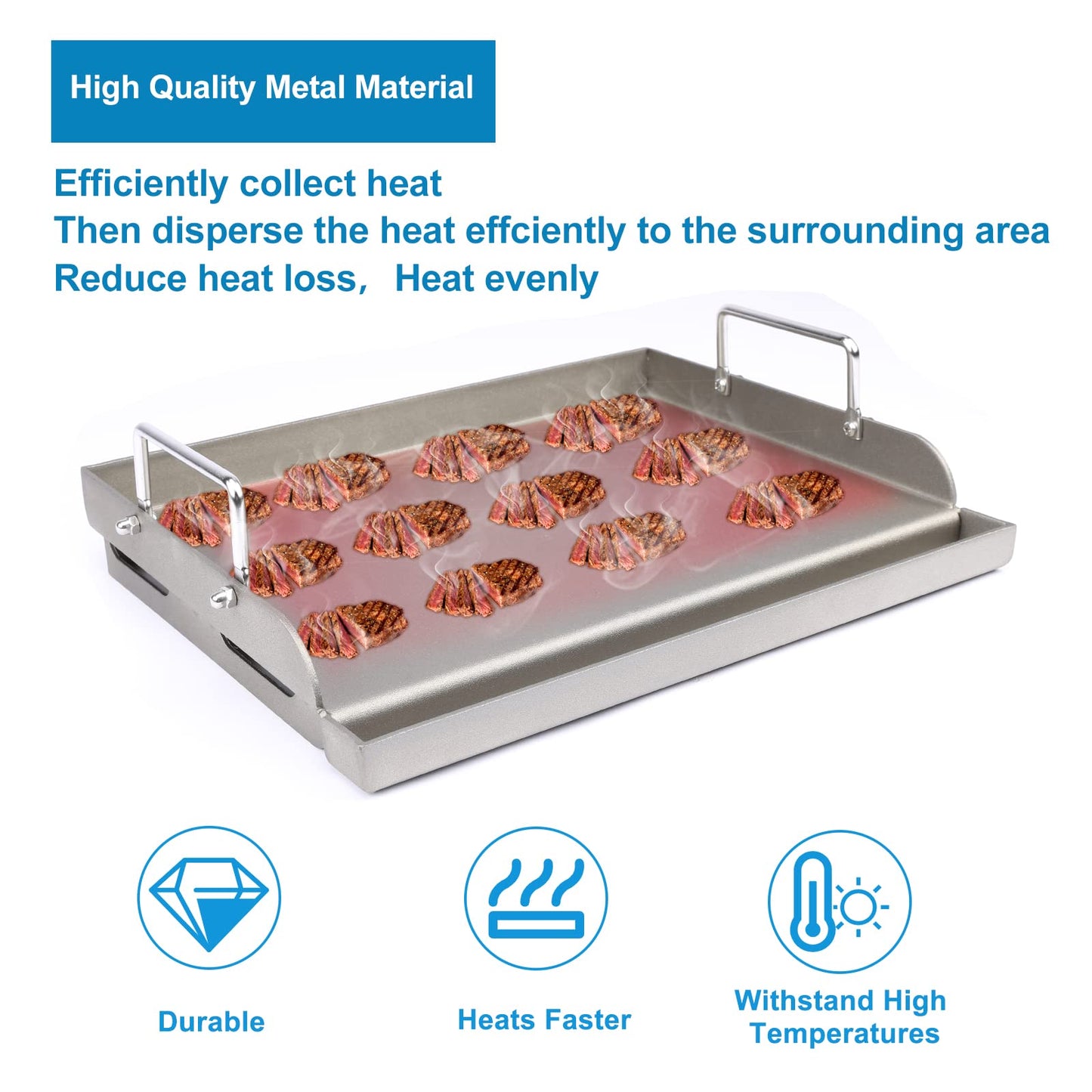 Cast Iron Nanoceramic Grill Griddle
