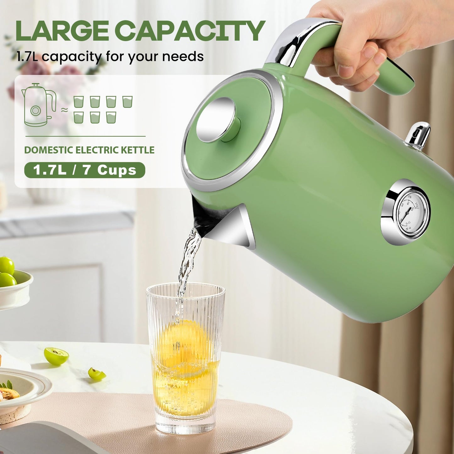 1.7L Electric Kettle – PUKOMC