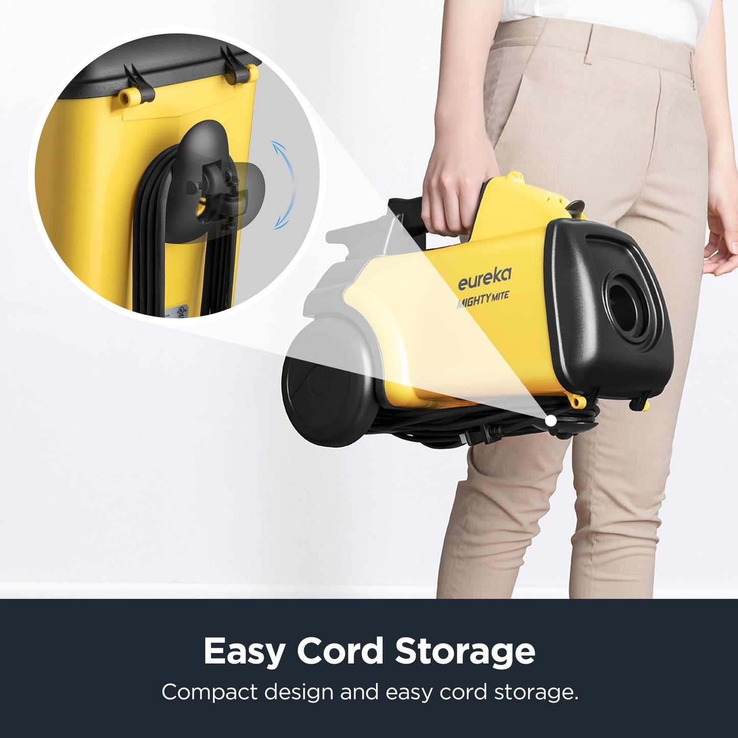 Eureka 3670M Canister Vacuum – Yellow