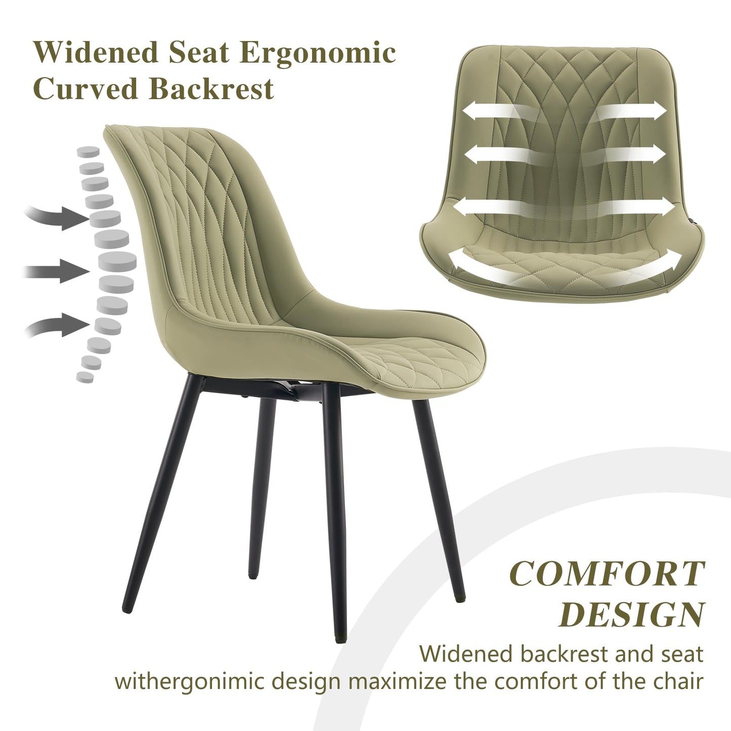 2 Mid-Century Dining Chairs