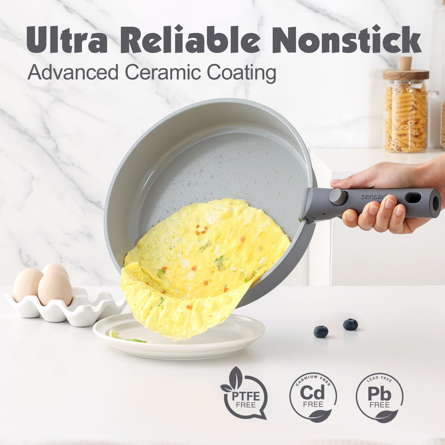 SENSARTE 17-Pc Cookware Set