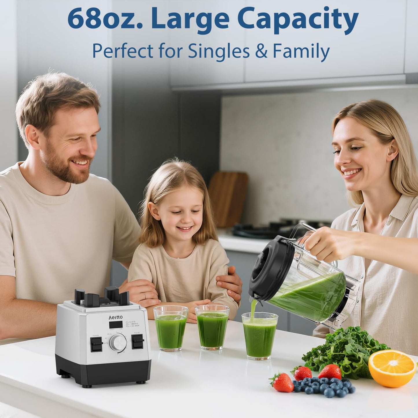 Aeitto 1500W Countertop Blender