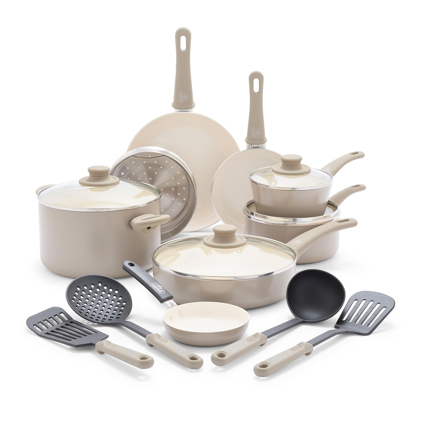 GreenLife 16-Pc Nonstick Cookware Set
